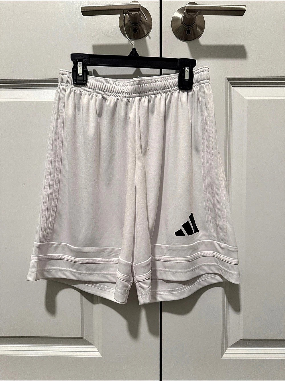 adidas Men’s White Athletic Shorts